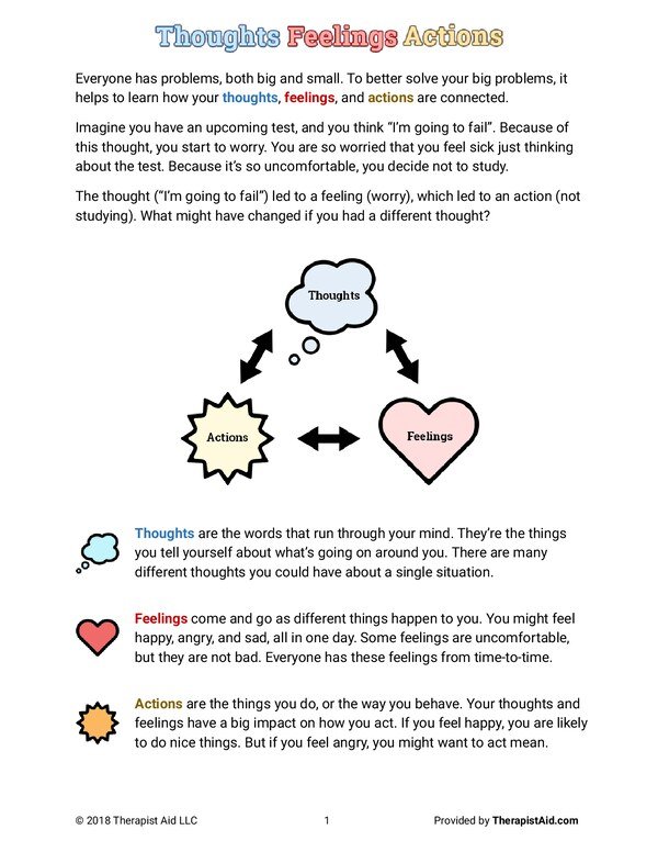 CBT For Kids PDF cover
